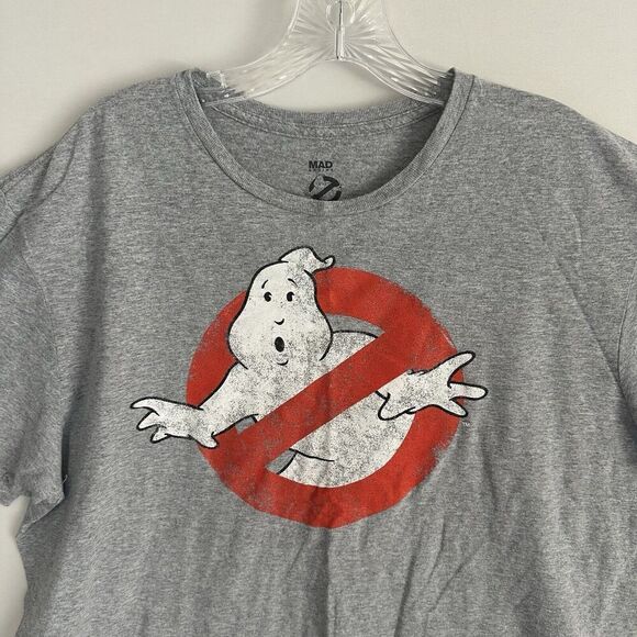 Ghostbusters Gray T-Shirt Size XL Retro Logo - Picture 3 of 6